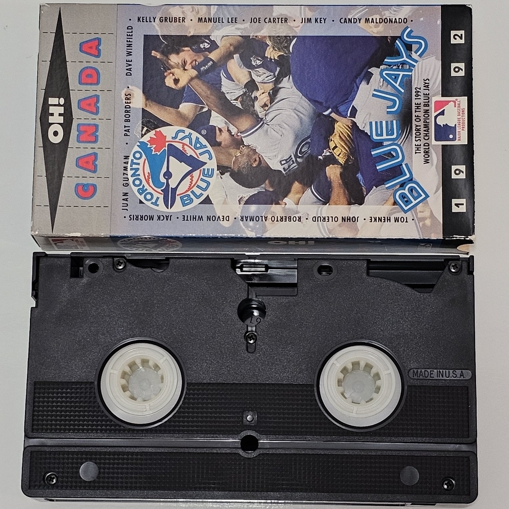 MLB 1992 Oh Canada The story of the 1992 World Champion Blue Jays VHS Tape - Picture 4 of 15